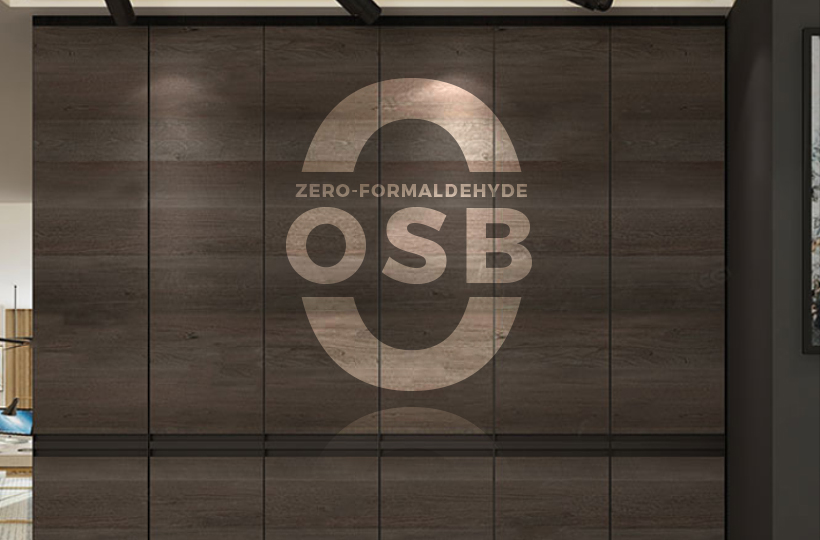 Zero-formaldehyde OSB